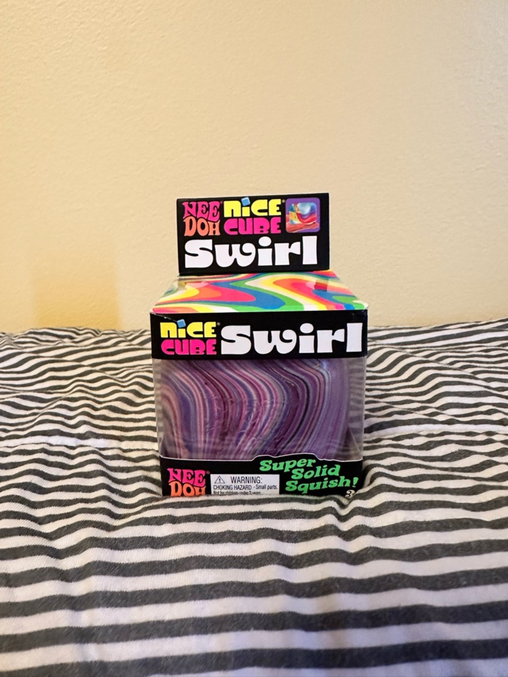 Nice Cube Swirl Purple Super Solid Squish - New & Sealed